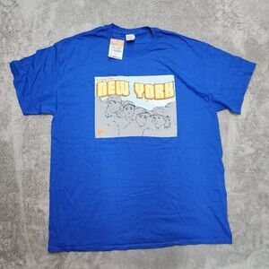 New York Mets Mount Rushmore Gildan Shirt Size XL MLB, Baseball Greats Blue
